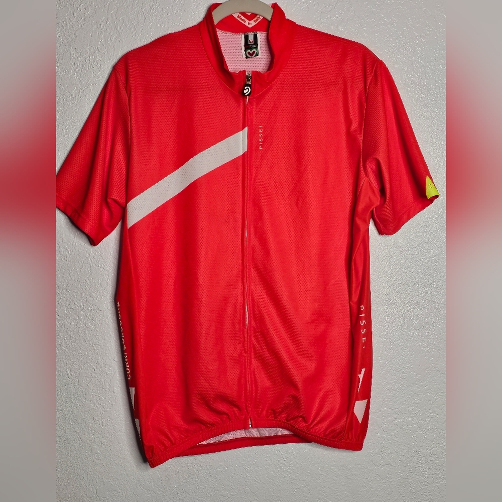 Pissei Corri Col Cuore size 6 Full Zip Cycling Jersey